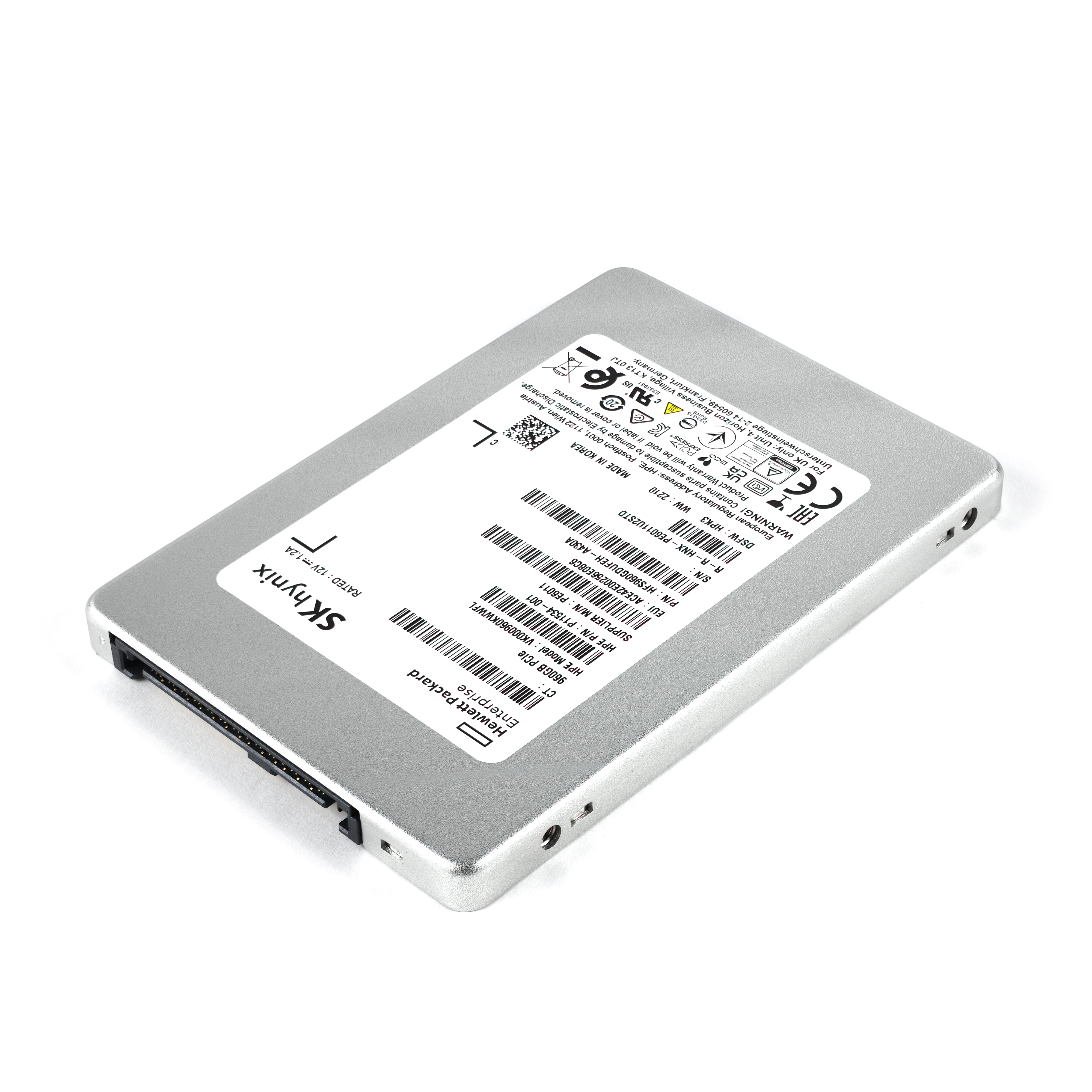 New HP P11534-001 SK Hynix PE6011 960GB NVMe U.2 3D NAND TLC Read-Intensive SSD - Afbeelding 2 van 3