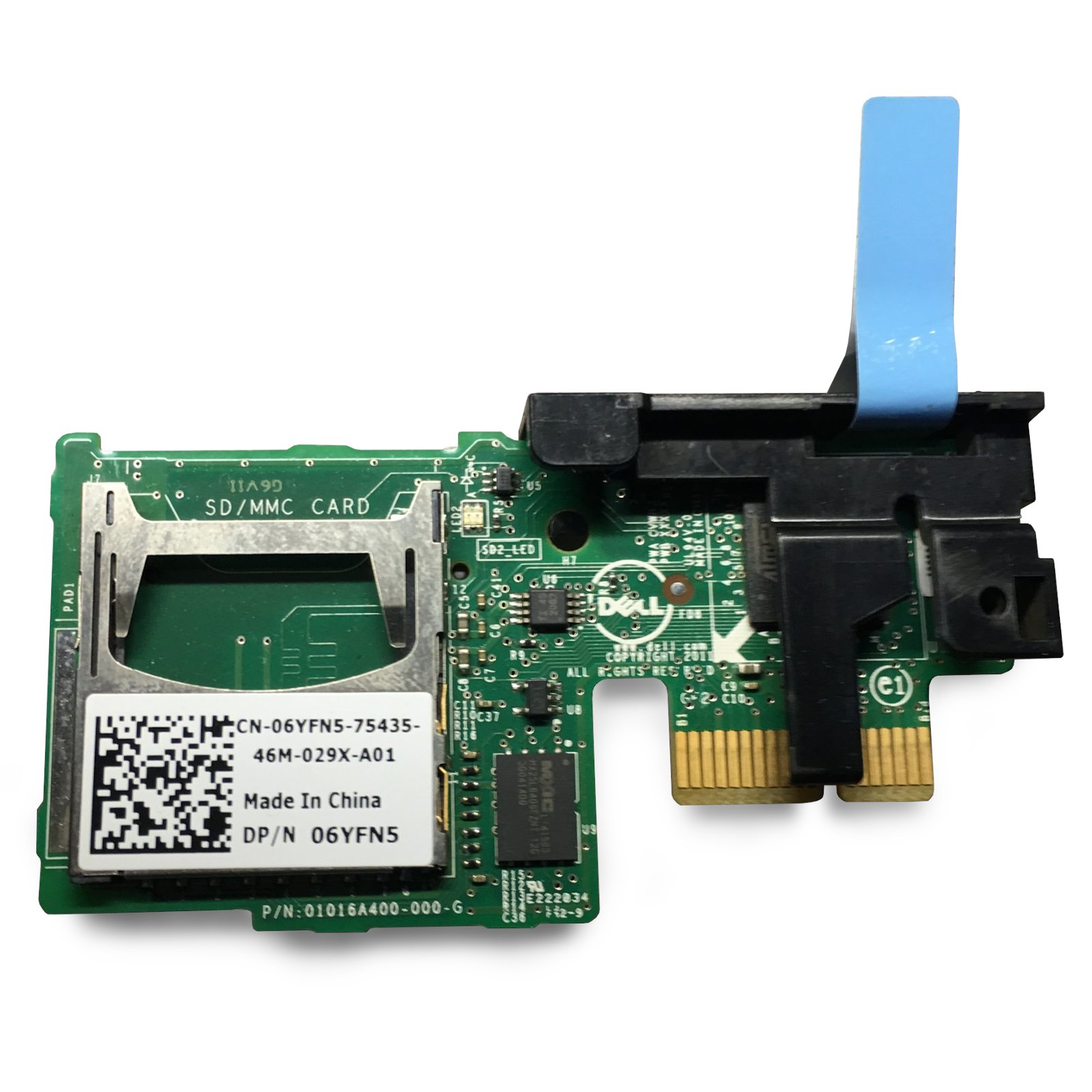 Dell 6YFN5 R720 R620 SD Card Module Reader 06YFN5 - Afbeelding 1 van 1