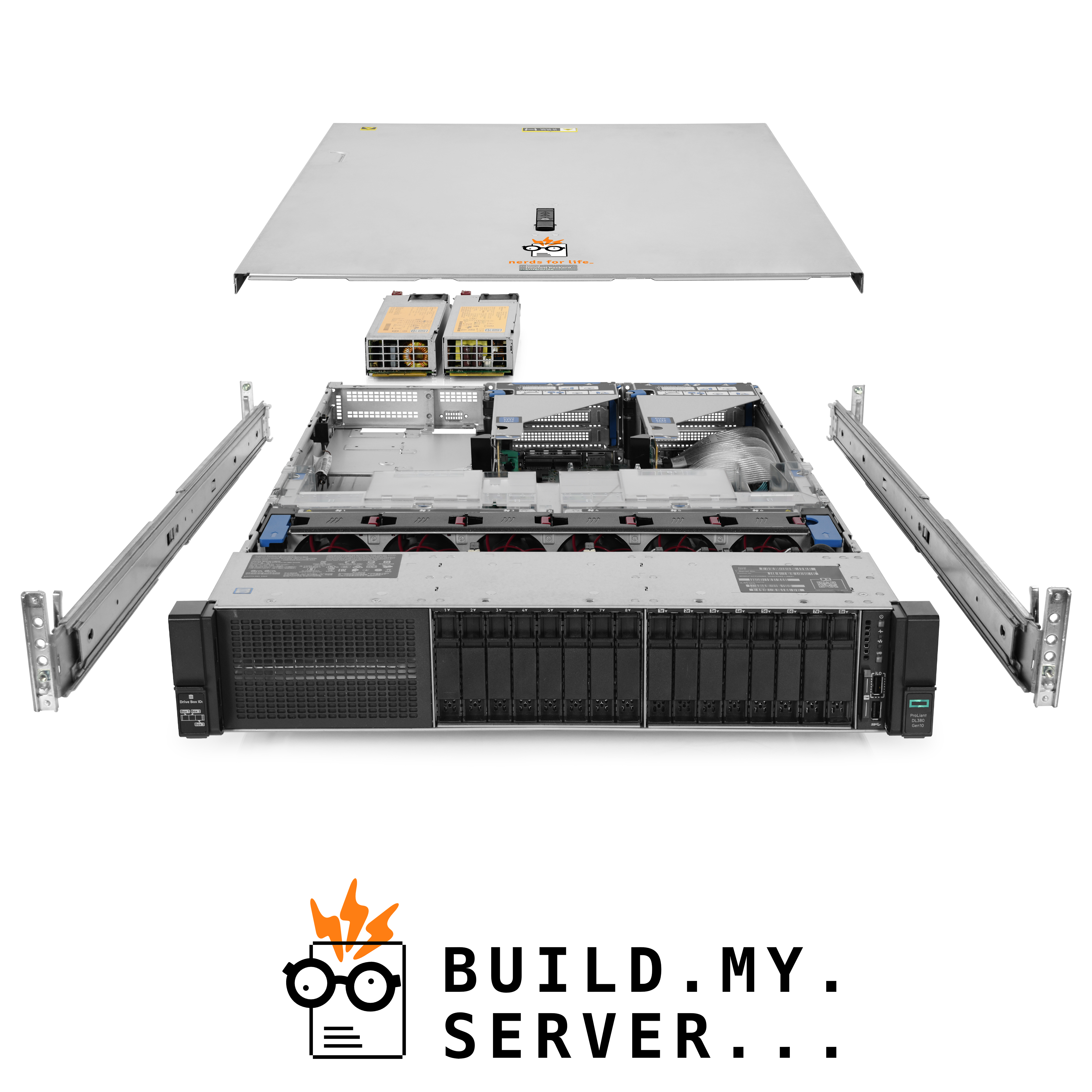 HP ProLiant DL380 G10 Server 2.20Ghz 56-Core 768GB RAM 2x 800GB SAS SSD 14x 2TB - 第 1/5 張圖片