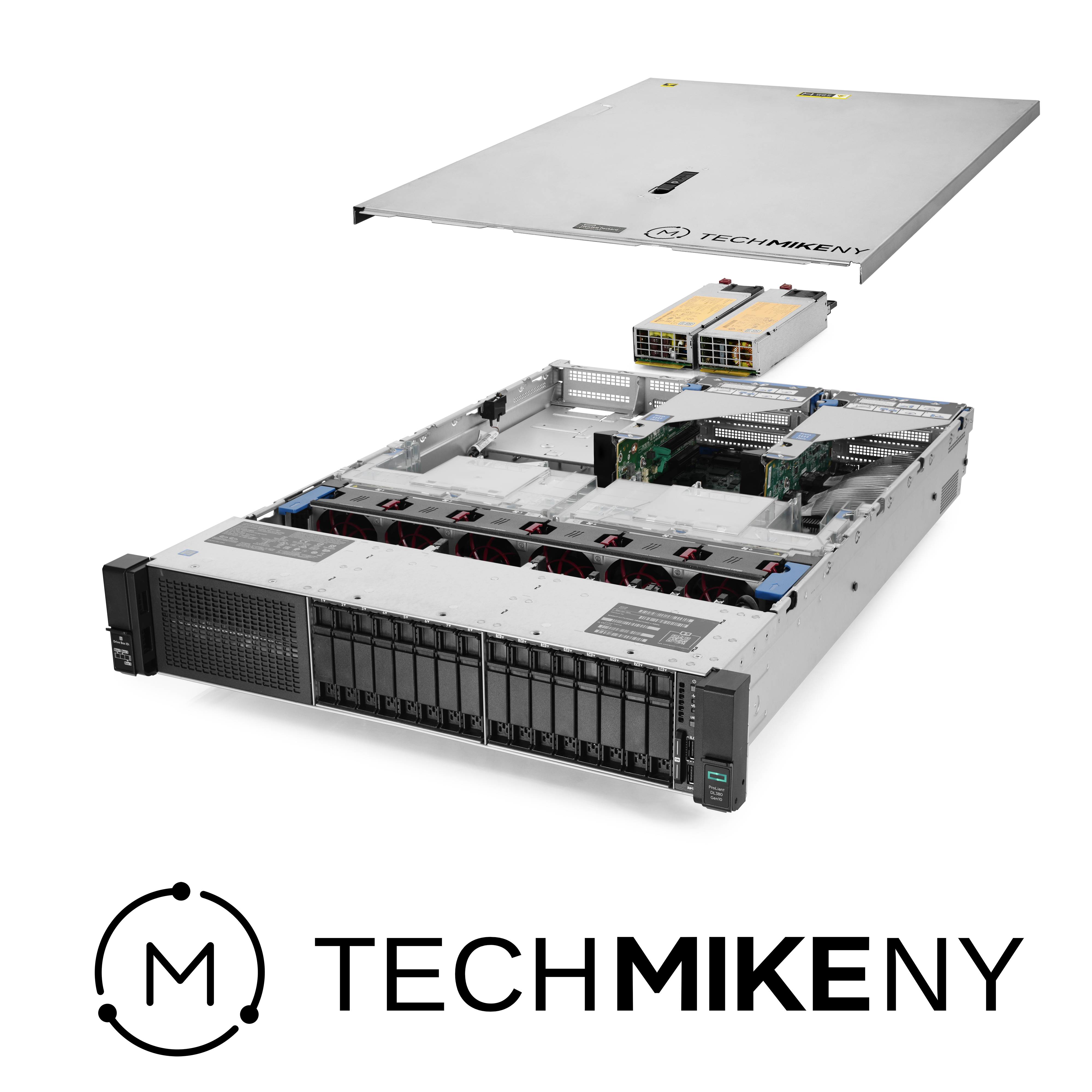 HP ProLiant DL380 G10 NVMe Server 2.70Ghz 56-Core 576GB RAM 14.0TB Storage - Picture 1 of 5