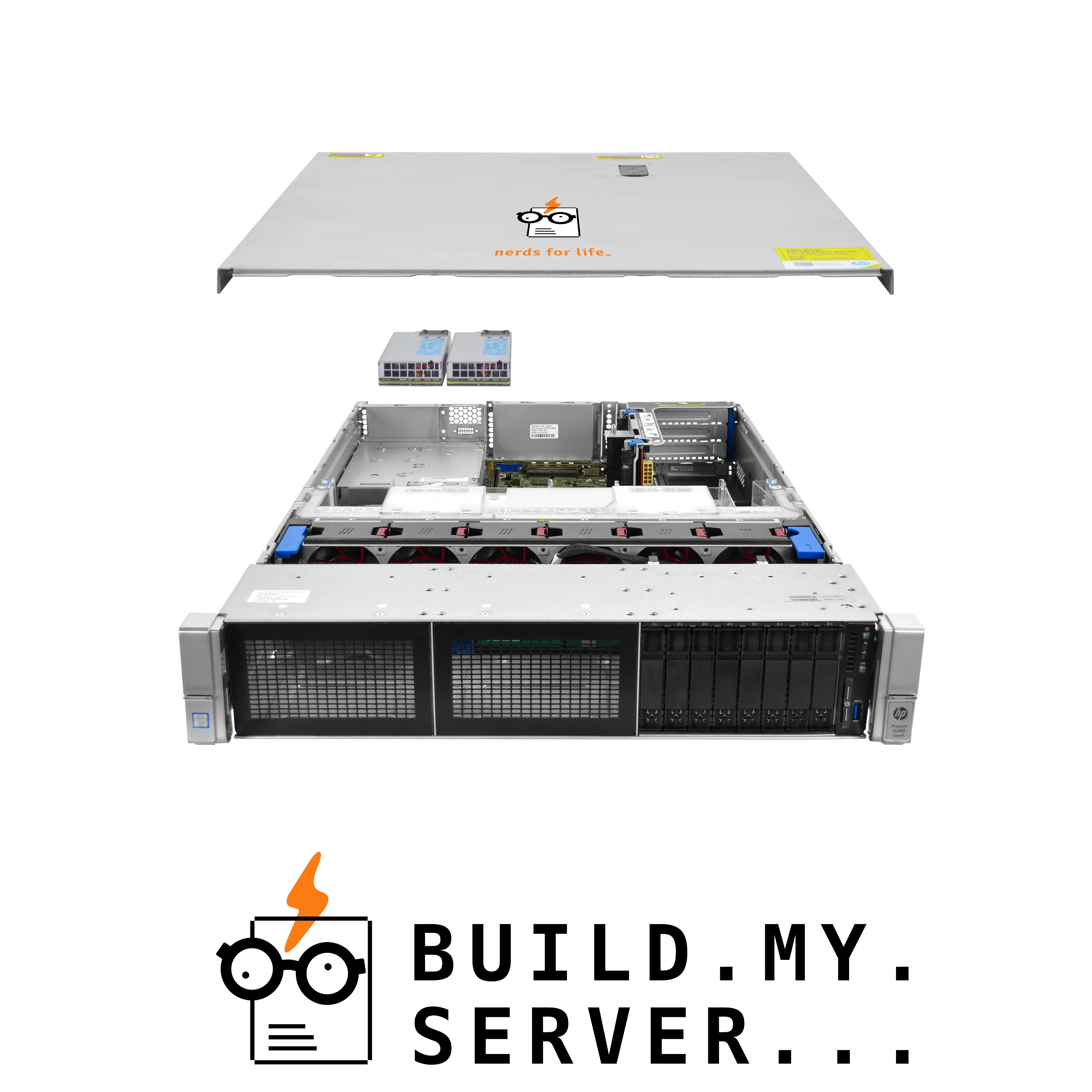 HP ProLiant DL380 G9 Server 2.30Ghz 36-Core 128GB RAM 2x 1TB 6x 1.92TB SSD - Picture 1 of 5