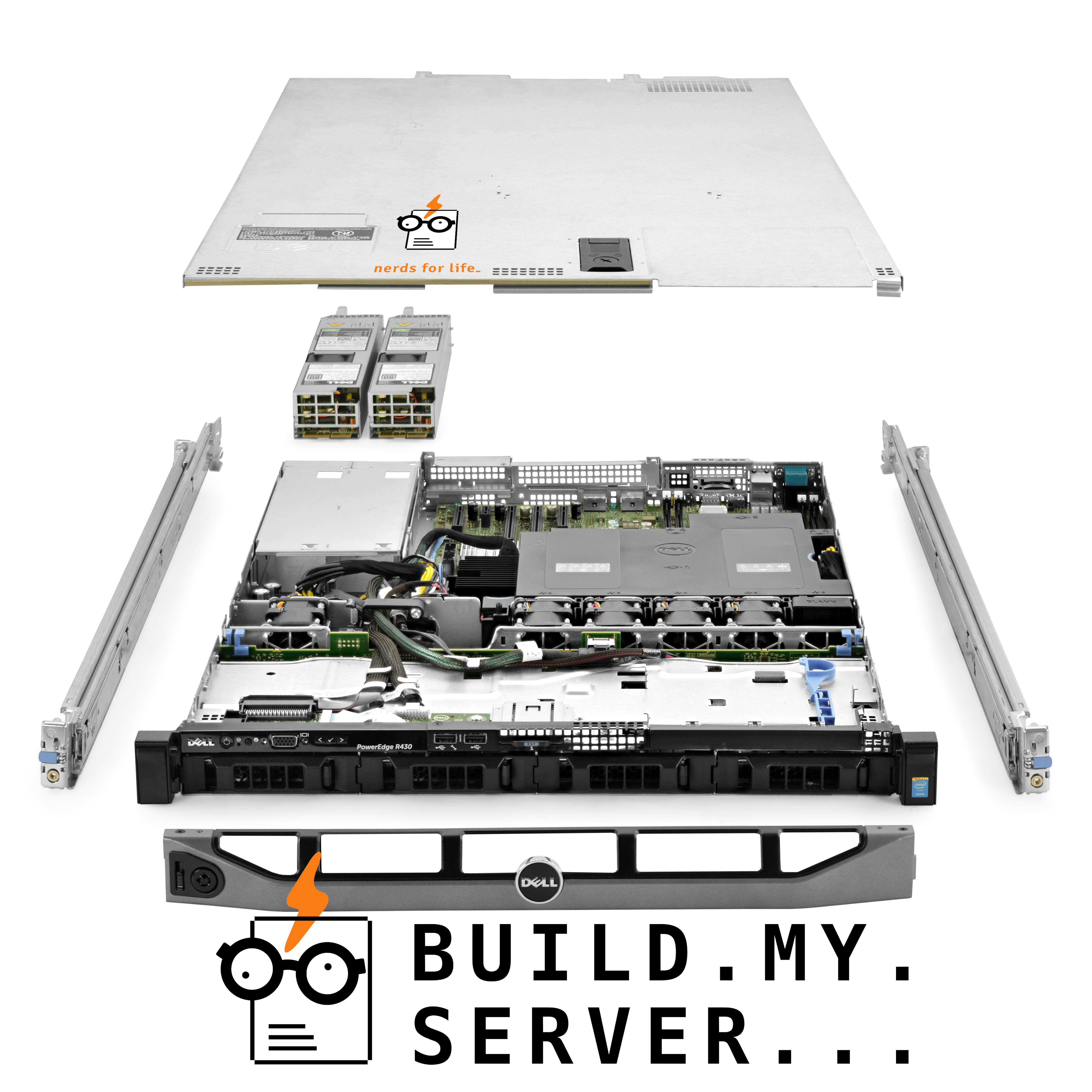 Dell PowerEdge R430 Server 2,30Ghz 24-Core 128GB RAM 1x 1,92TB SAS SSD Rails - Bild 1 von 5