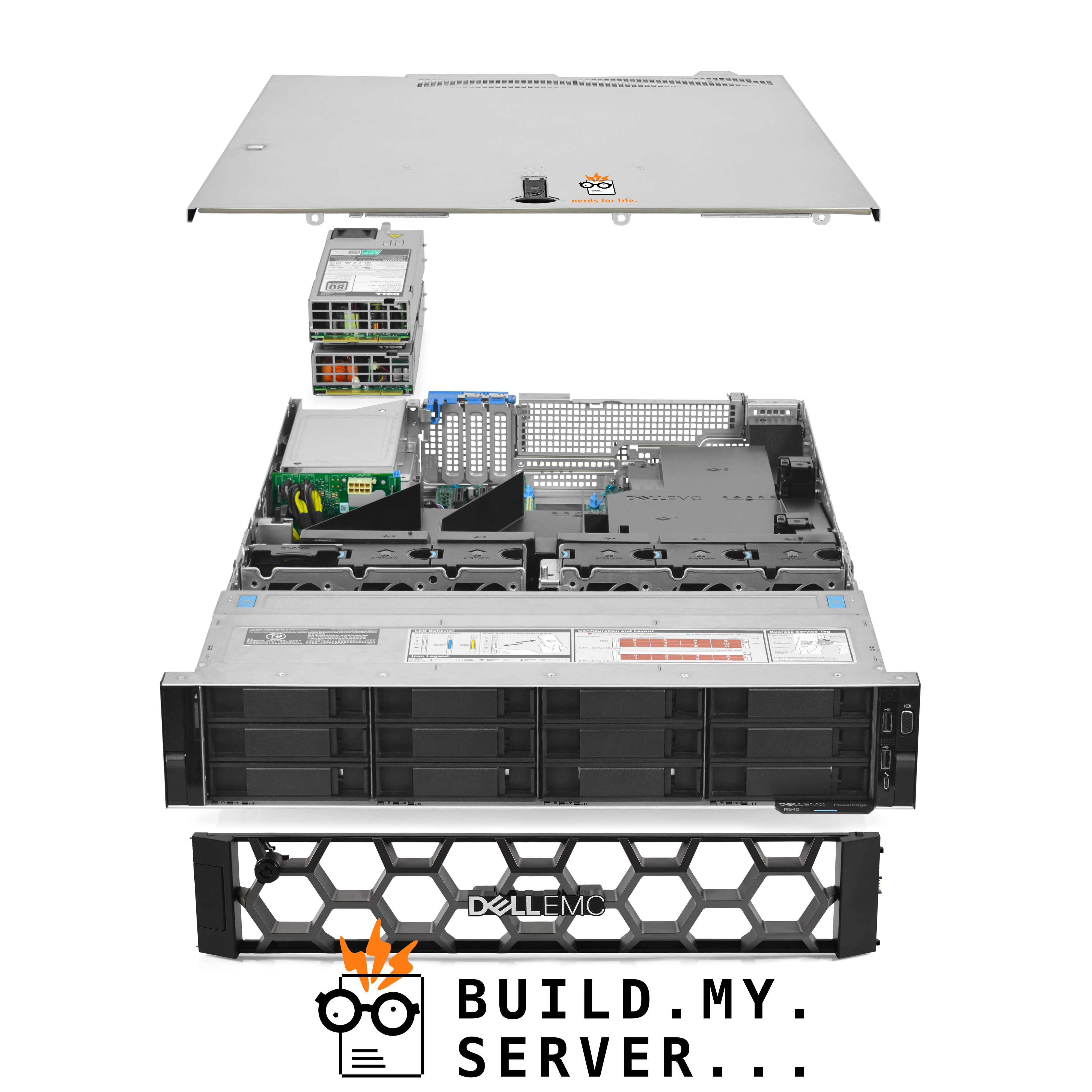 Dell PowerEdge R540 Server 2x Silver 4114 2.20Ghz 20-Core 32GB RAM 12x Caddies - 第 1/5 張圖片