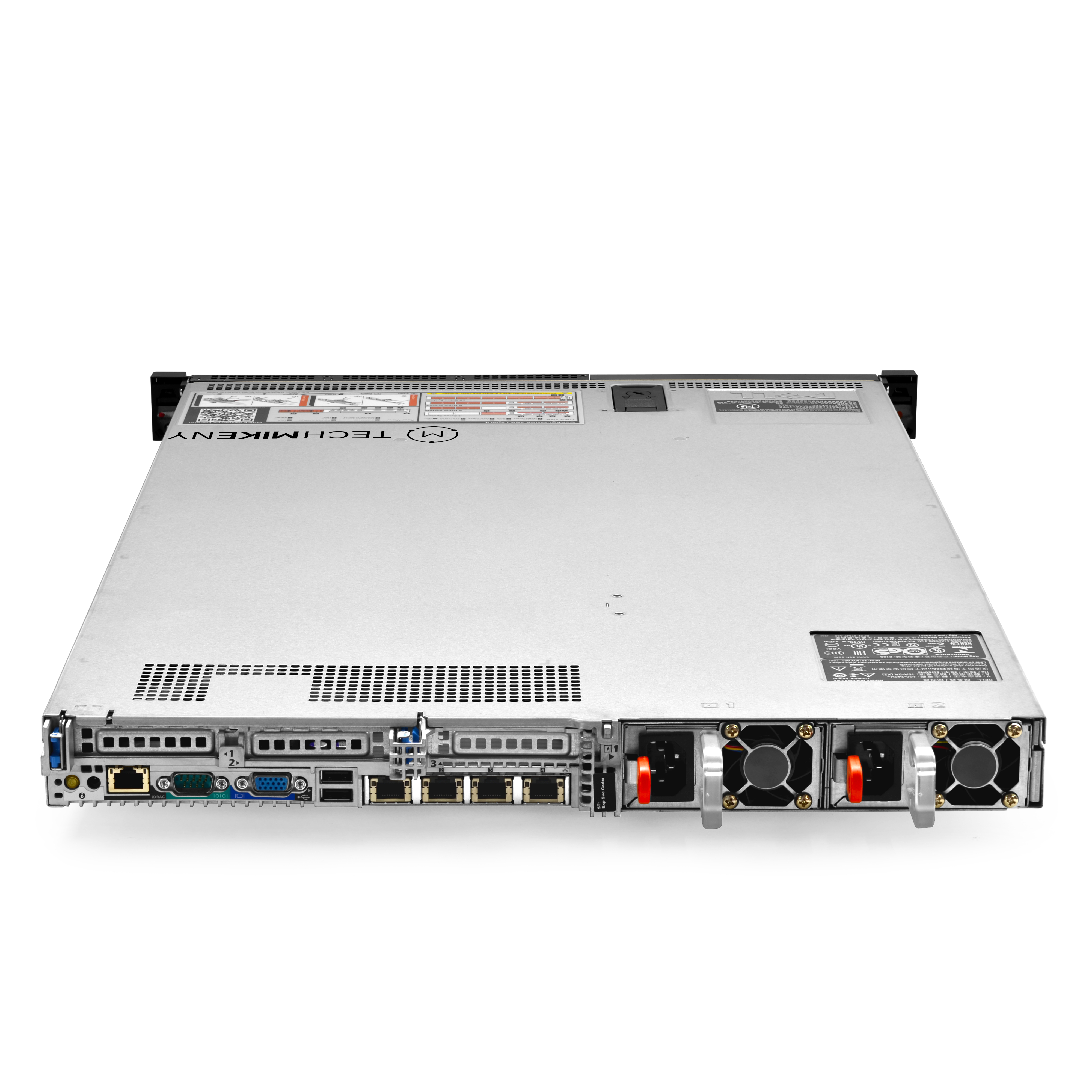 TechMikeNY High-End PowerEdge R620 Server 2X 2.90Ghz E5-2690 8C 384GB 8X 512GB SSD Renewed 