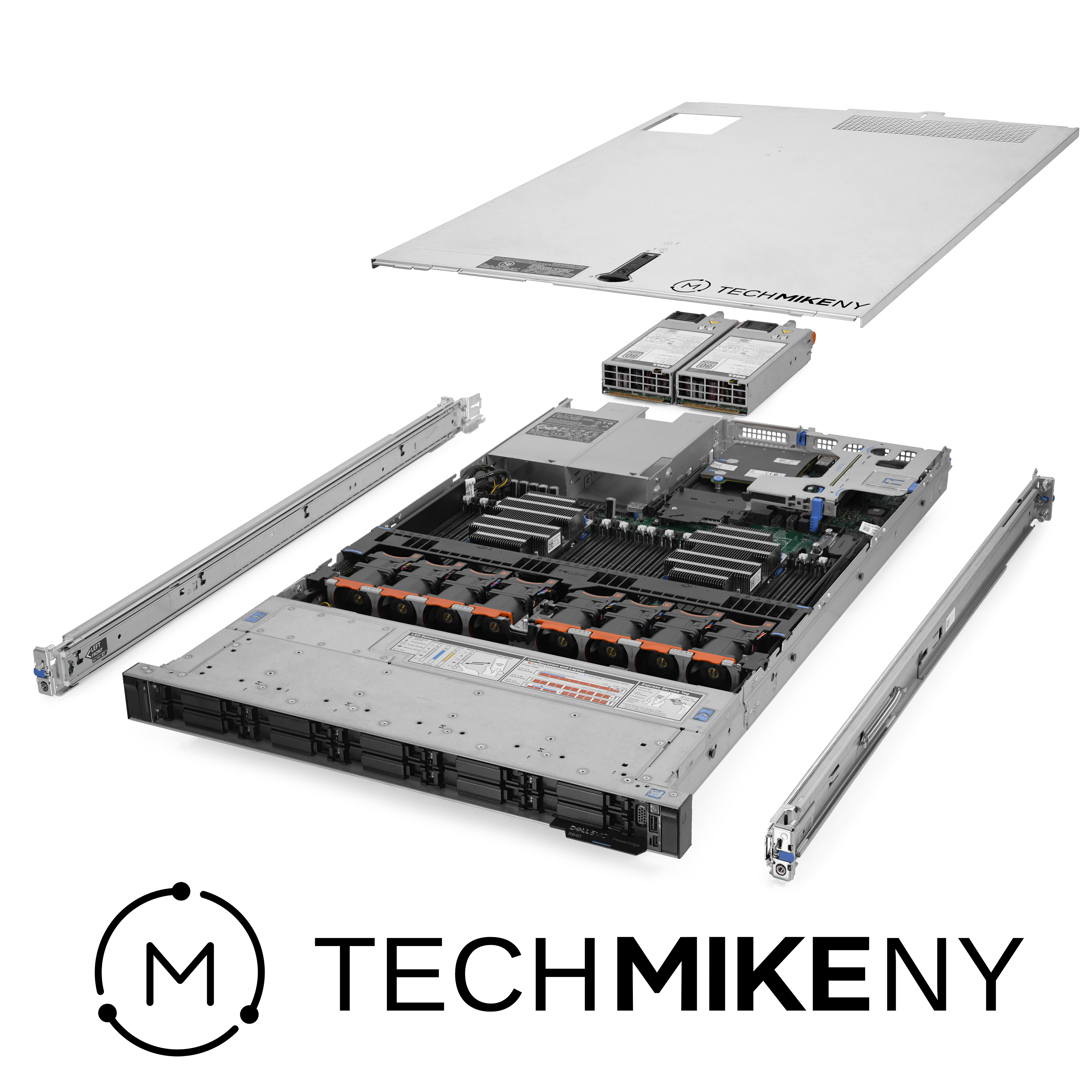 Dell PowerEdge R640 NVMe Server 2x Gold 6144 3,50Ghz 16-Core 96GB RAM 2x Caddies - Bild 1 von 5
