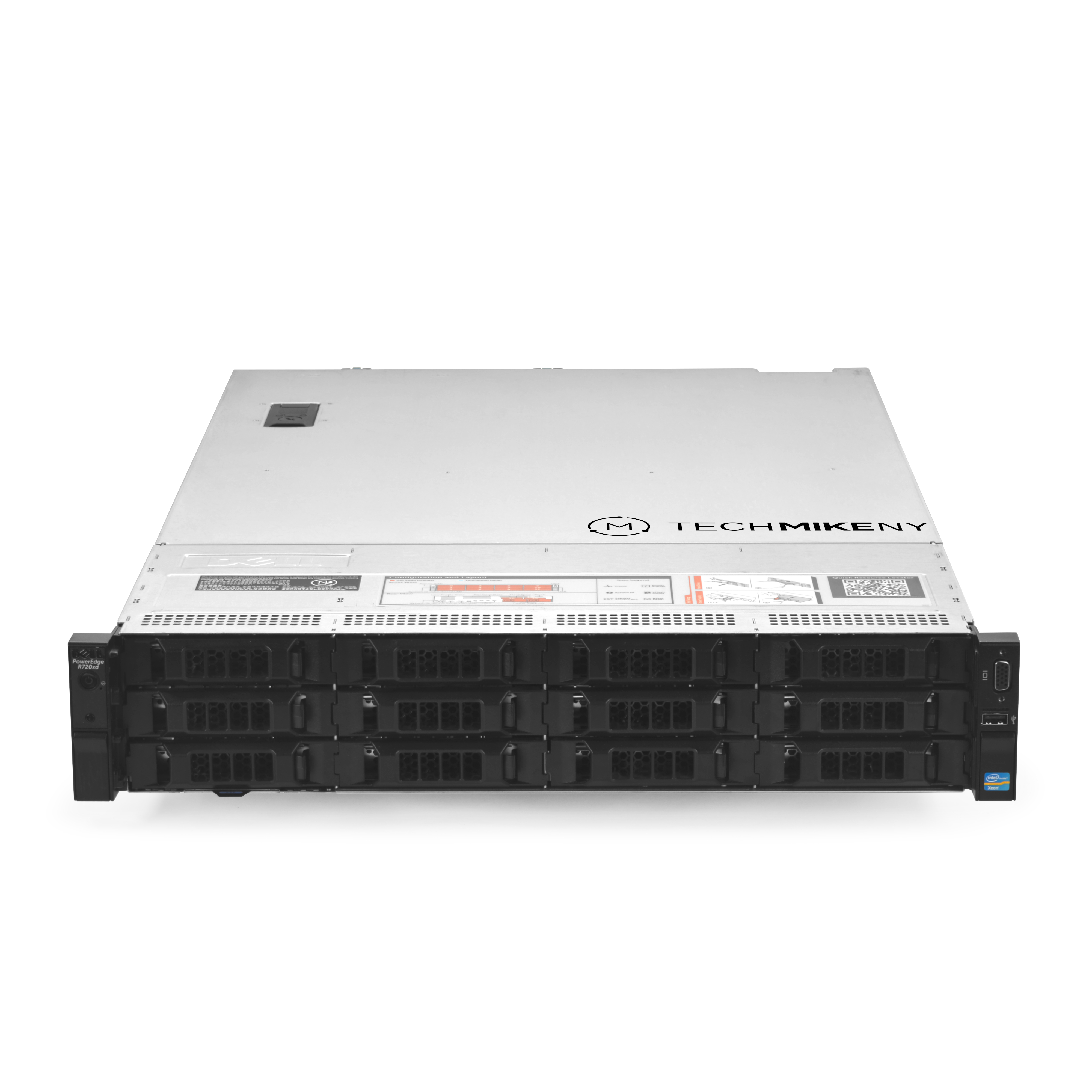 Dell Poweredge R720xd Server E5 2620v2 2 10ghz 12 Core 64gb H710 530