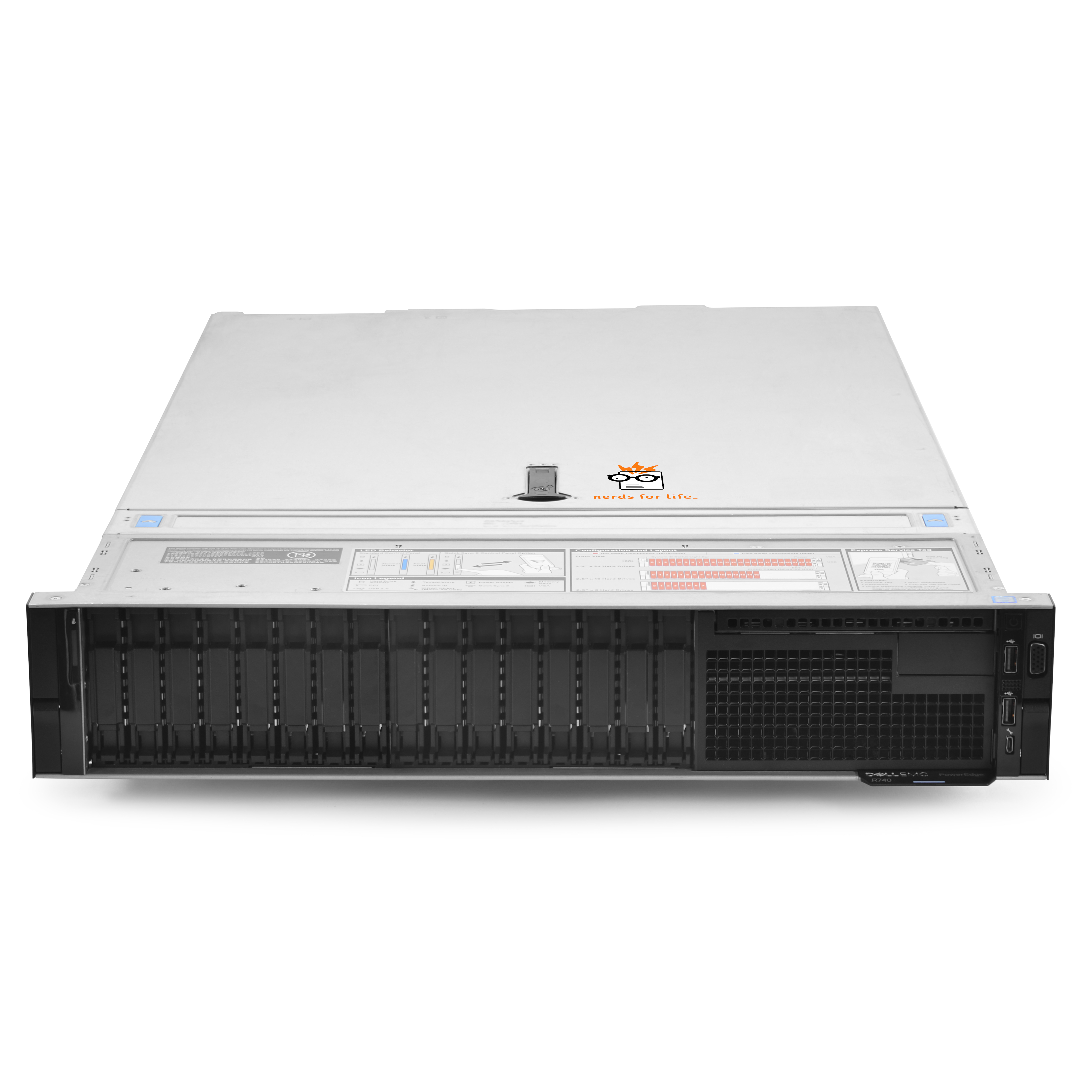 Dell PowerEdge R740 Server 2x Gold 6152 2.10Ghz 44-Core 128GB RAM 16x Caddies - Picture 3 of 5