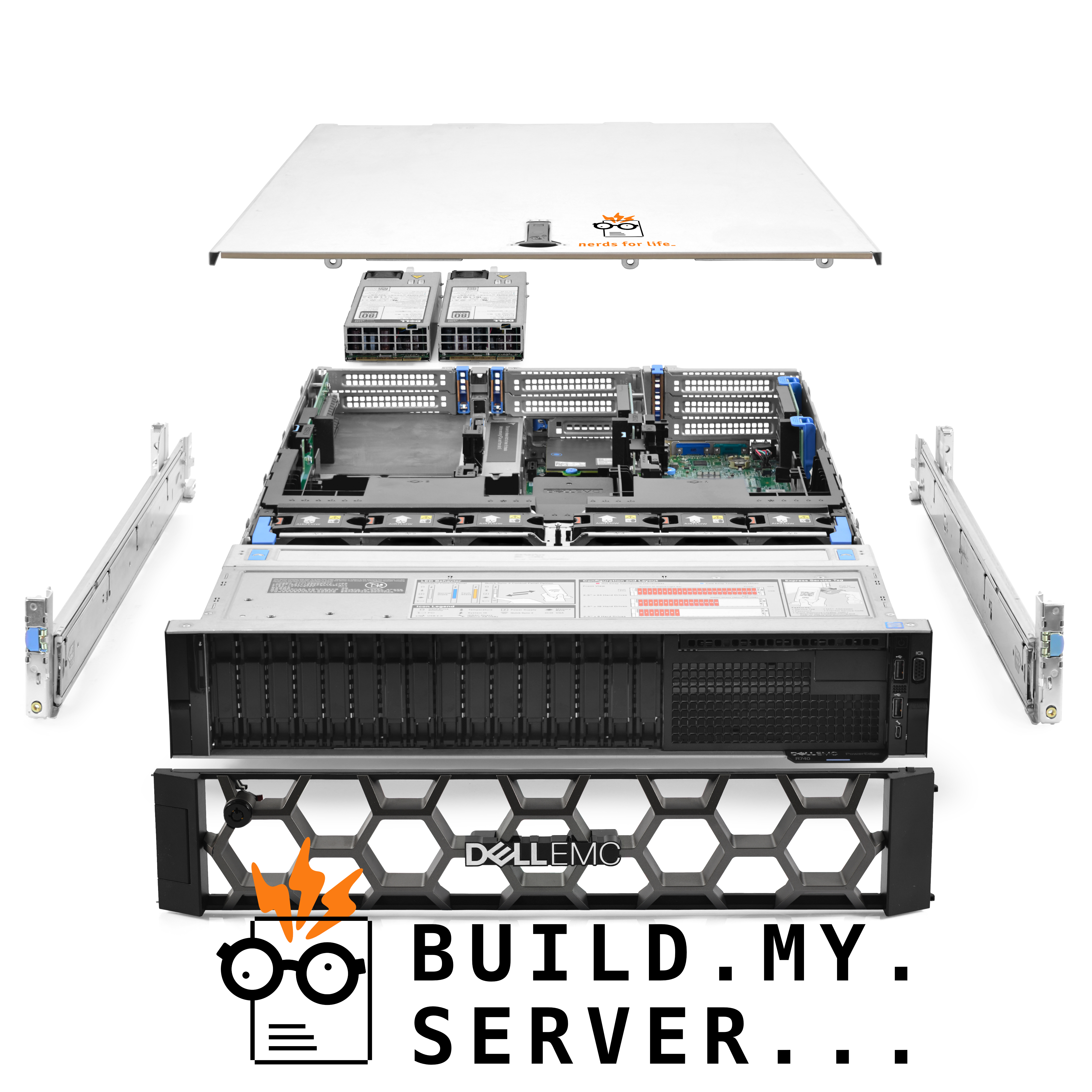 Dell PowerEdge R740 Server 2.70Ghz 36-Core 384GB RAM 2x 960GB SSD 14x Caddies