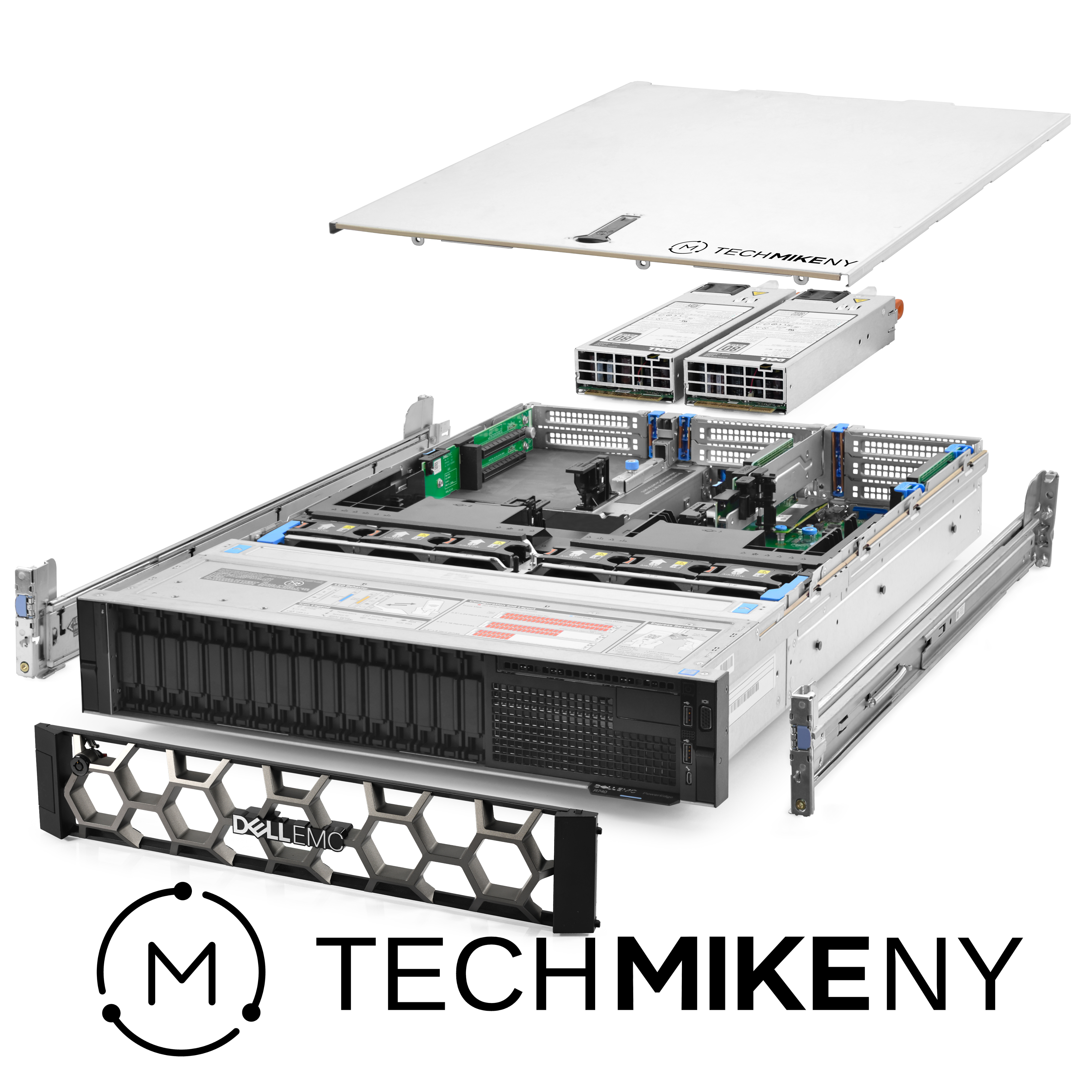 Dell PowerEdge R740 server 2,10 GHz 48 core 1,5 TB RAM 46 TB cornici di archiviazione - Foto 1 di 5