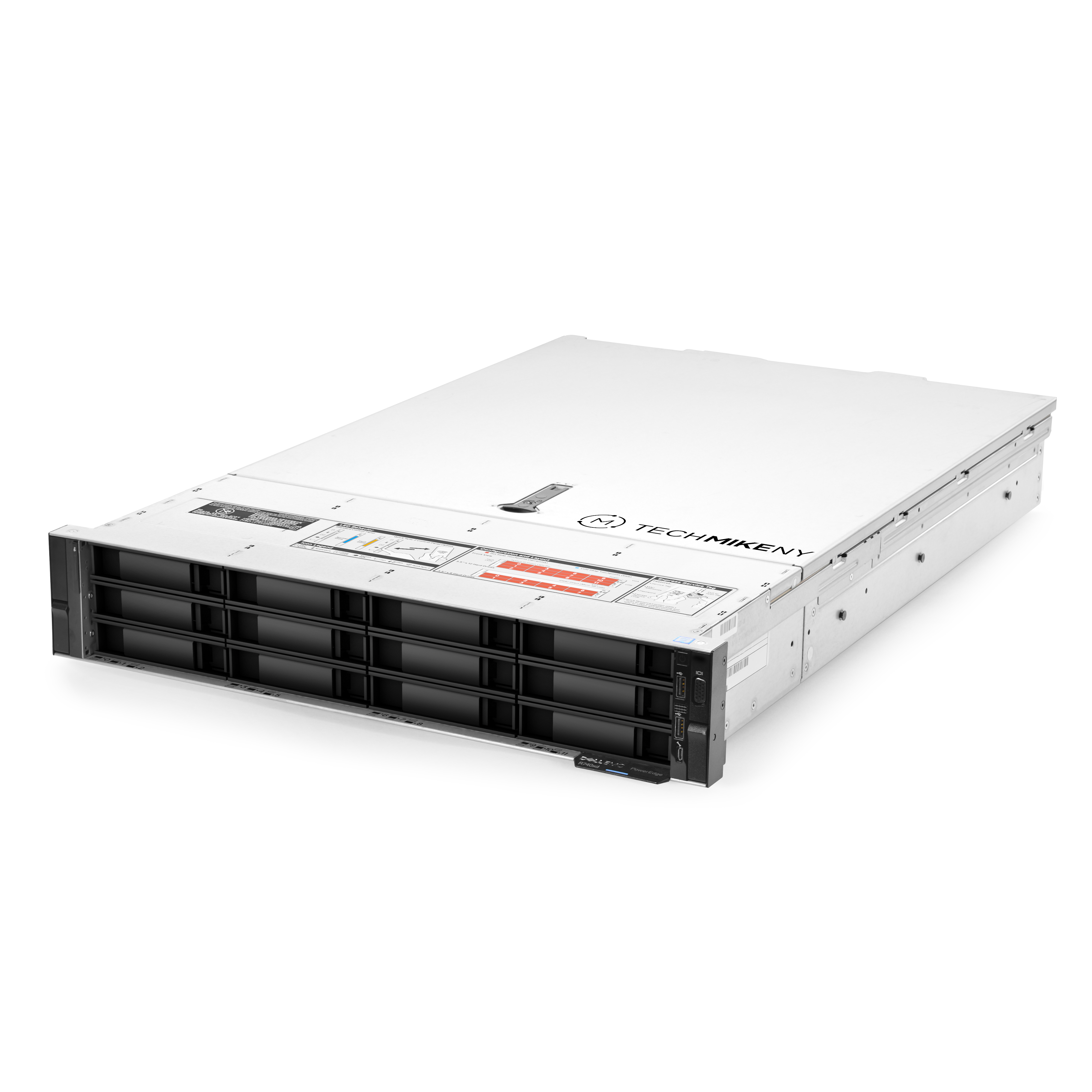Dell PowerEdge R740xd Server 12-Bay LFF 2.10Ghz 56-Core 192GB RAM 16x Caddies - Picture 2 of 5