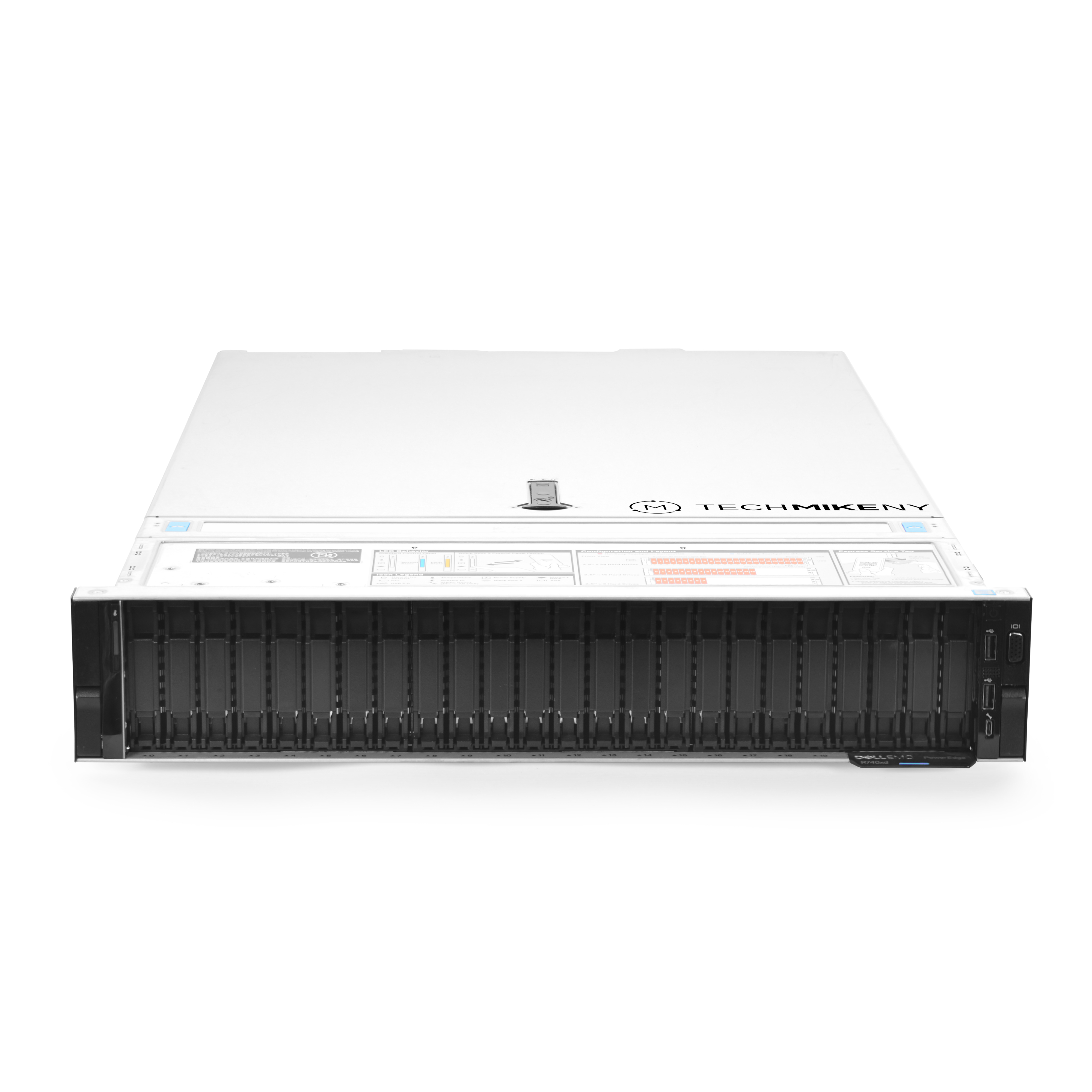 Dell PowerEdge R740xd NVMe Server 2.10Ghz 48-Core 16GB RAM 6.4TB Storage Rails - Picture 3 of 5