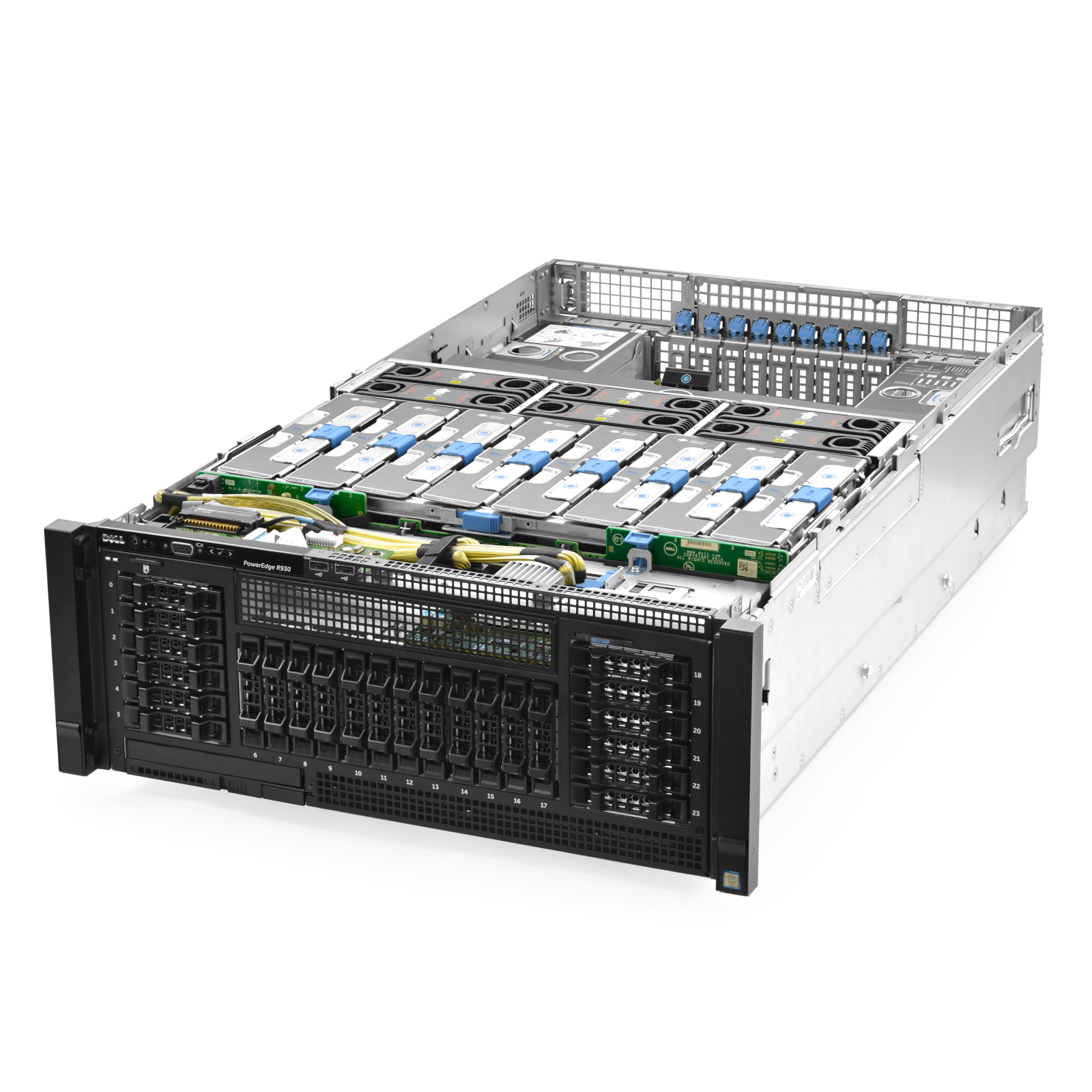 Dell PowerEdge R930 Server 2.10Ghz 64-Core 128GB RAM 2x 600GB 15K 22x 1.2TB - Picture 1 of 5
